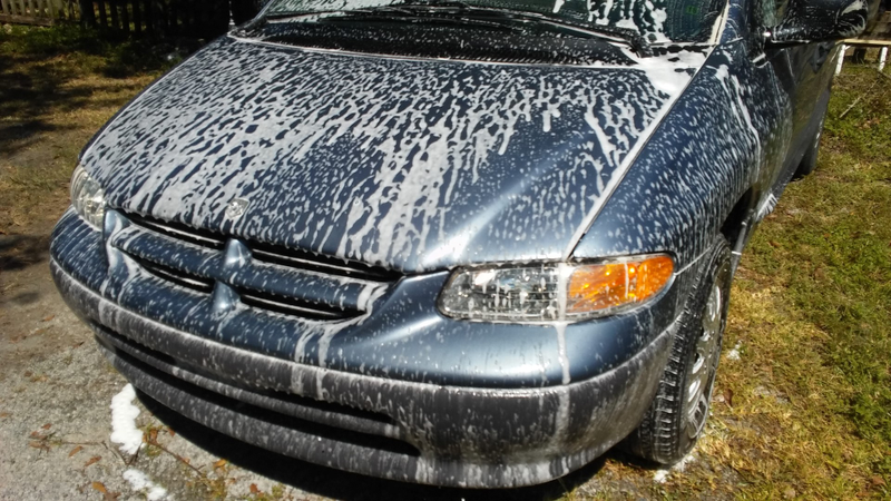 Illustration for article titled Nice Day to Wash a Car...A...Van
